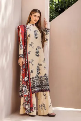 3 Pcs Unstitched Khaddar Suit KKH-2232