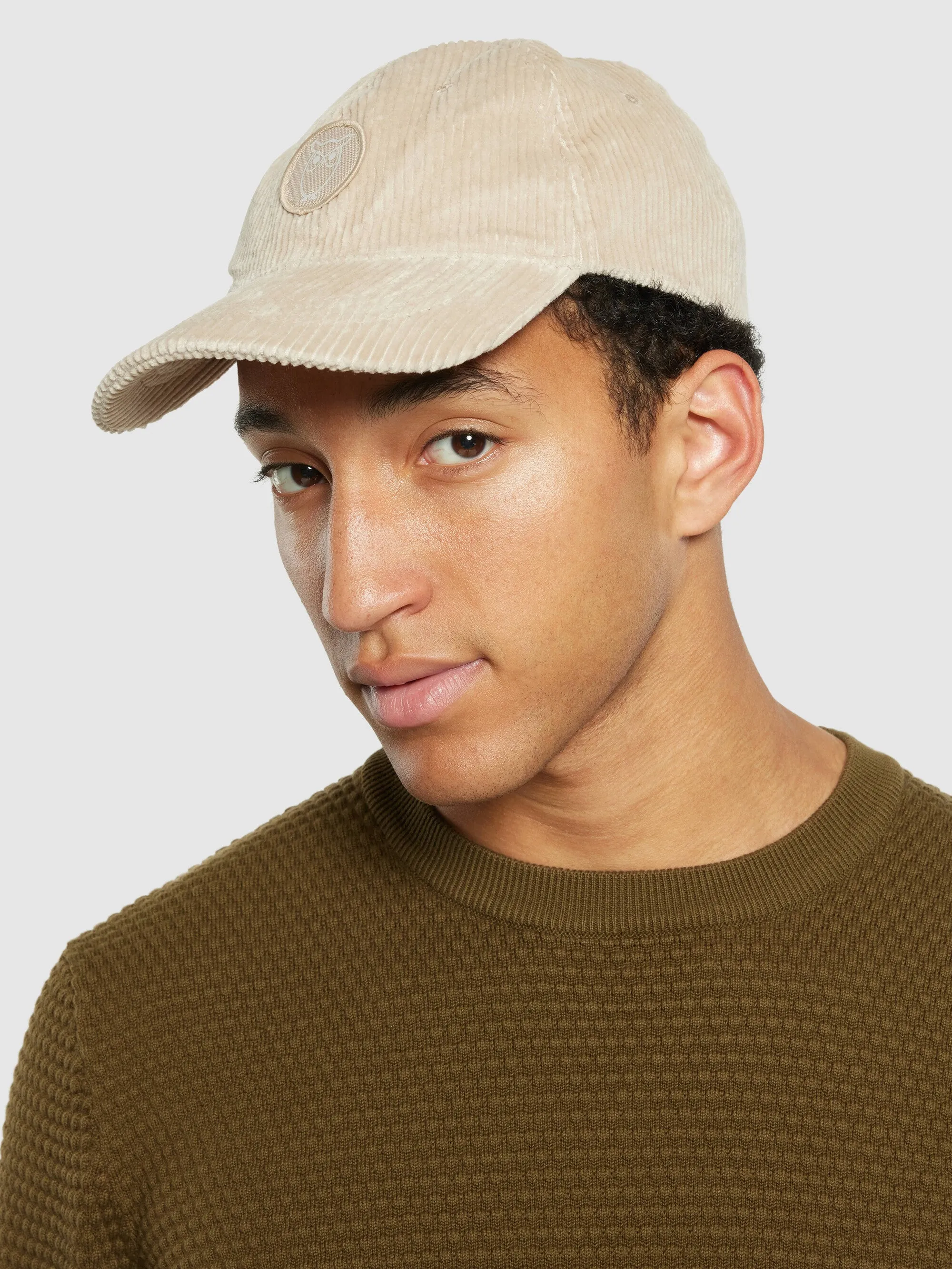 8 Wales corduroy cap - Light feather gray