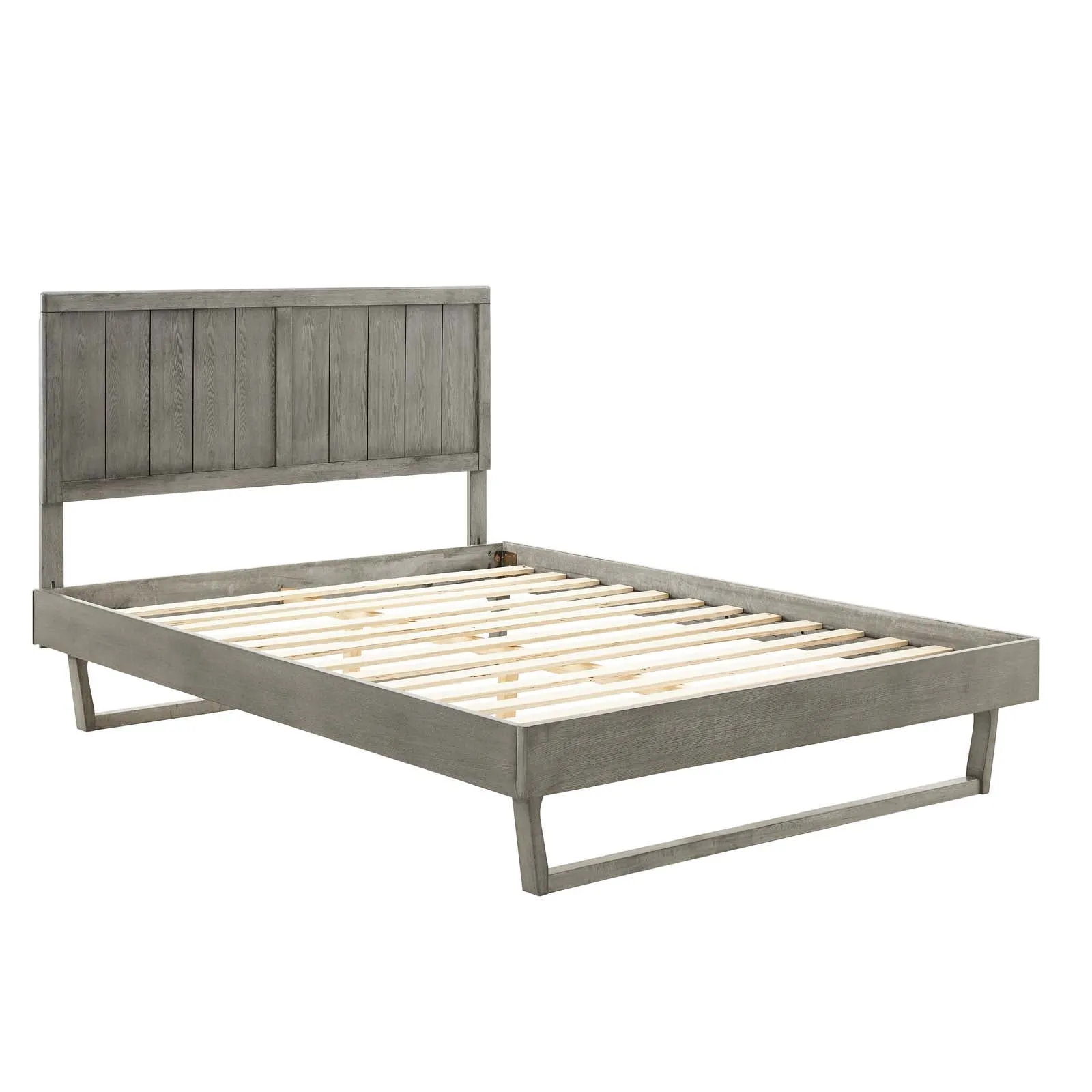 Alana Wood Platform Bed With Angular Frame by Modway