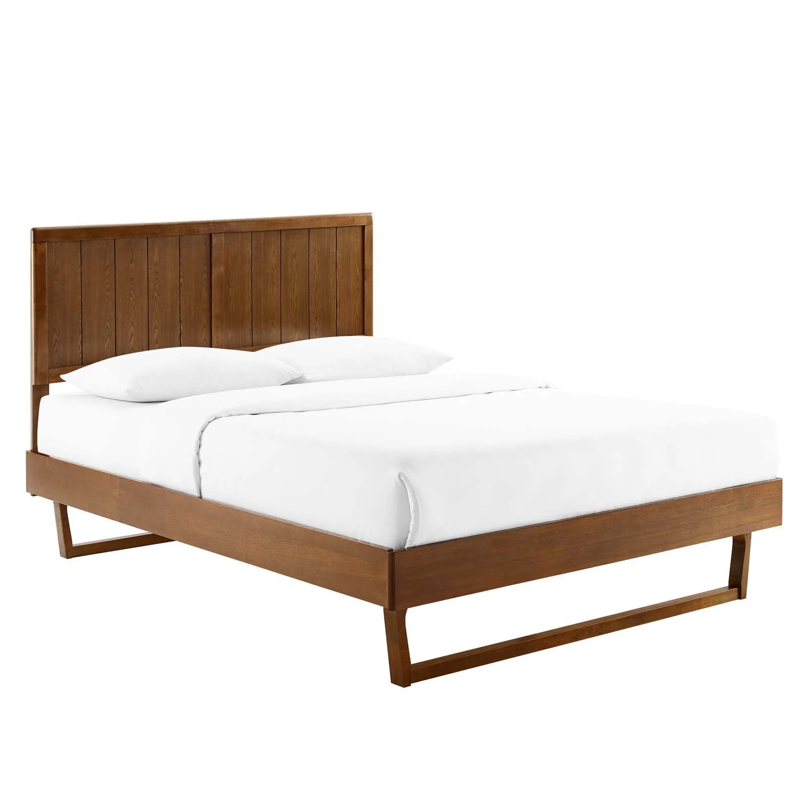 Alana Wood Platform Bed With Angular Frame by Modway