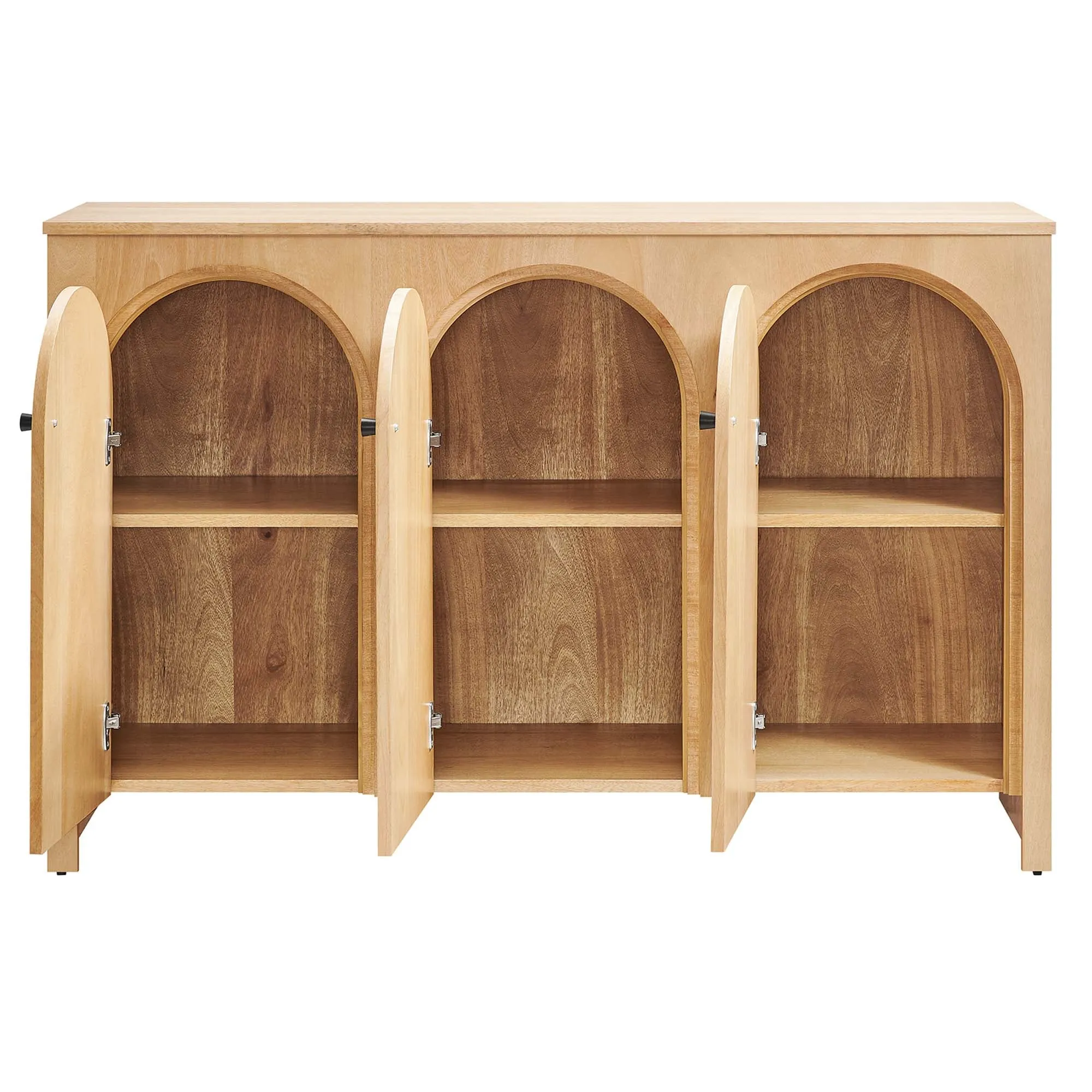 Appia 3-Door Arched Door Sideboard Storage Cabinet by Modway