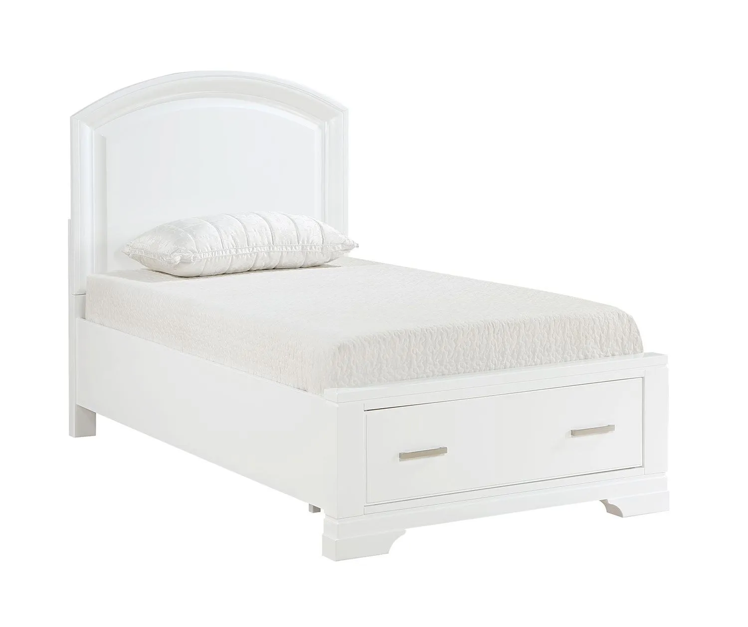 Arista 6-Piece Twin Storage Bedroom Package - White