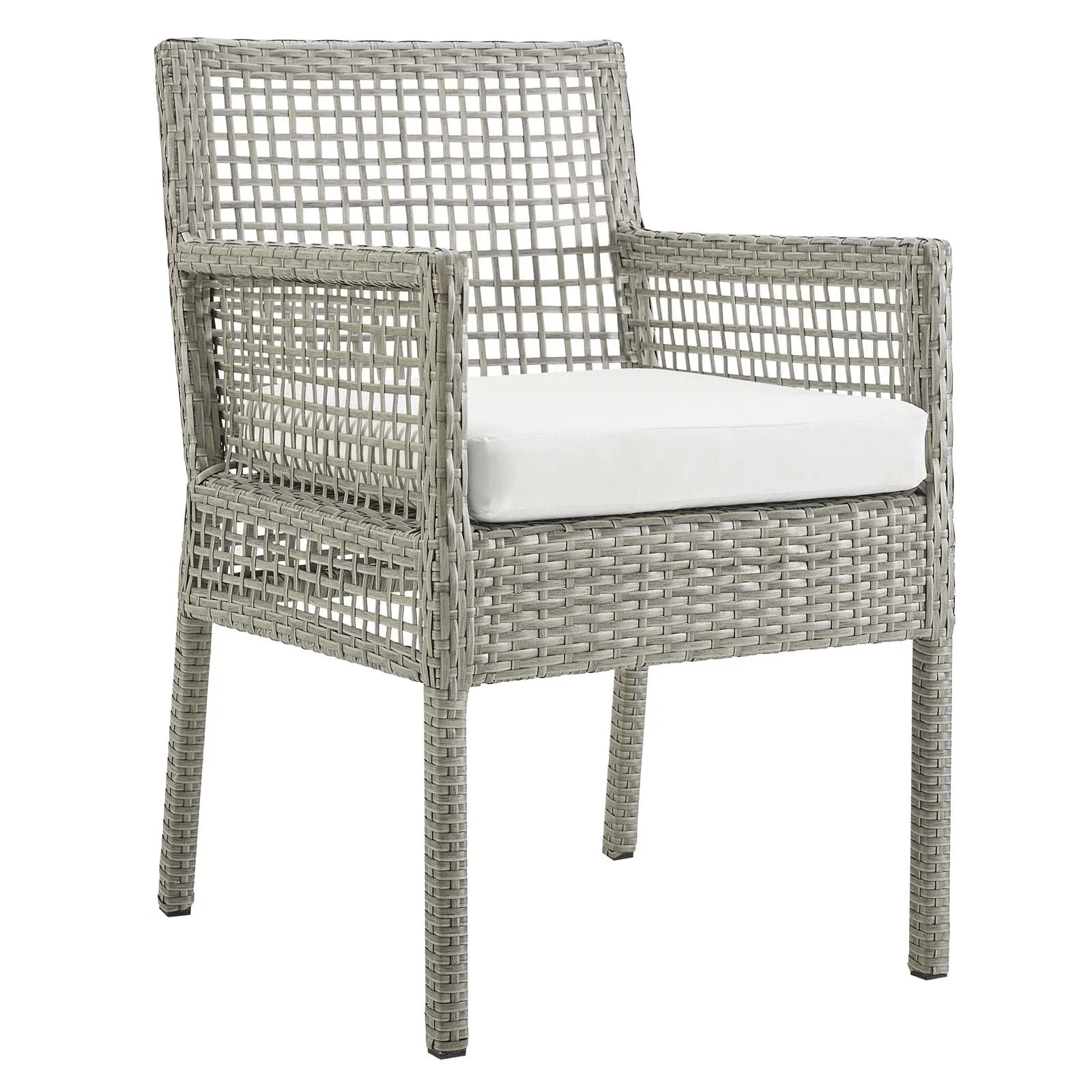 Aura Outdoor Patio Wicker Rattan Dining Armchair by Modway