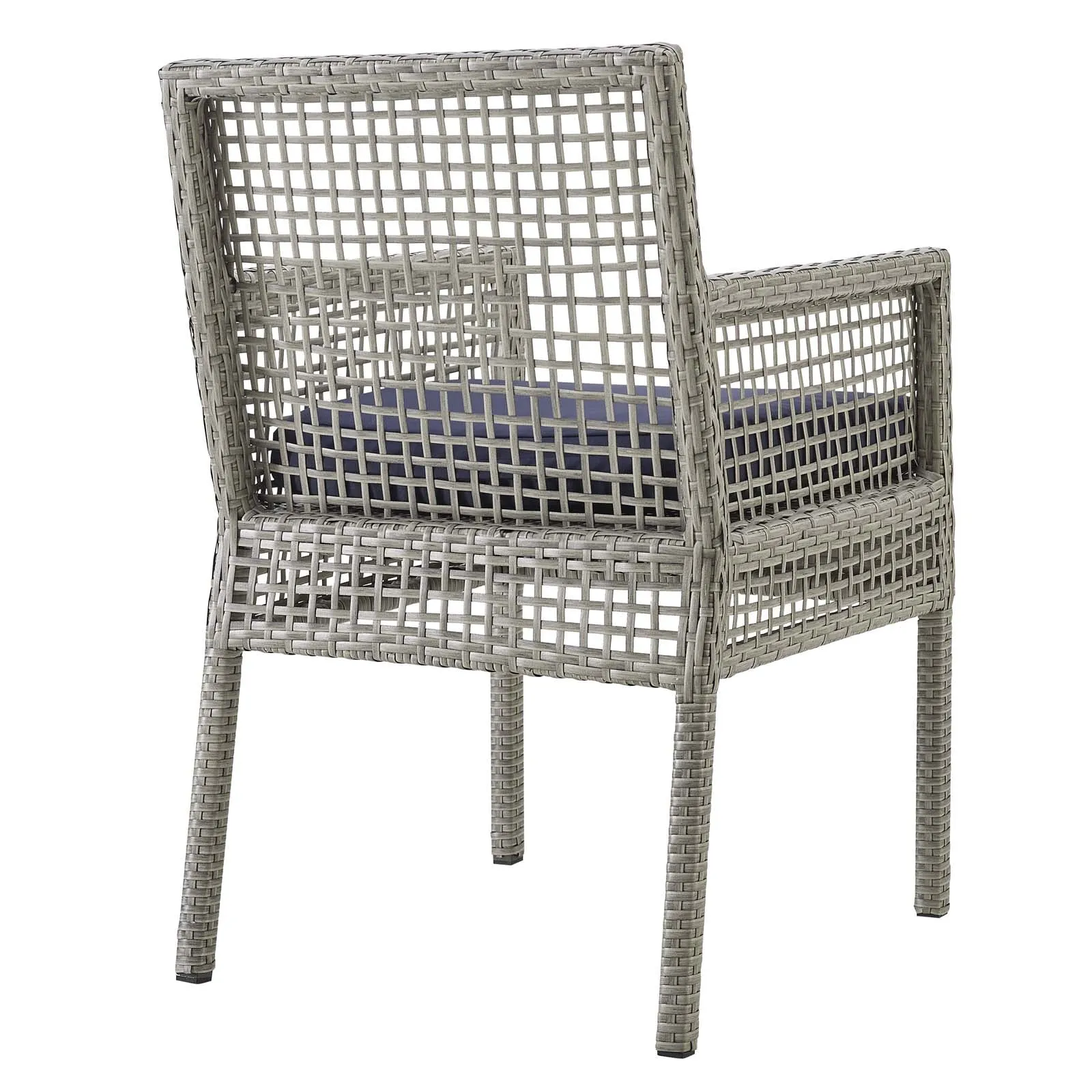 Aura Outdoor Patio Wicker Rattan Dining Armchair by Modway