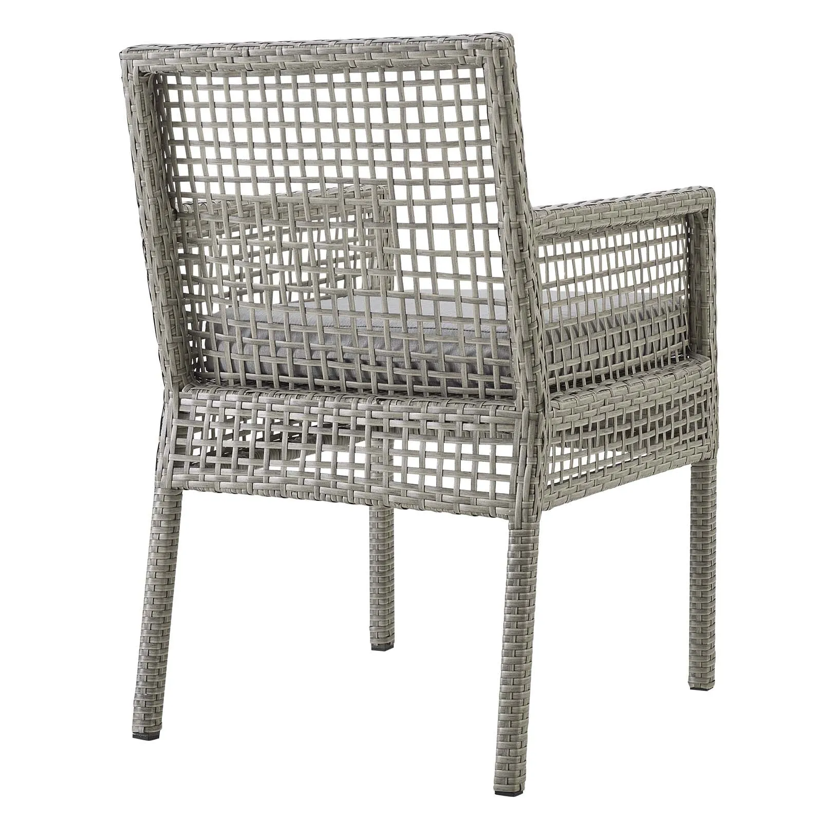 Aura Outdoor Patio Wicker Rattan Dining Armchair by Modway