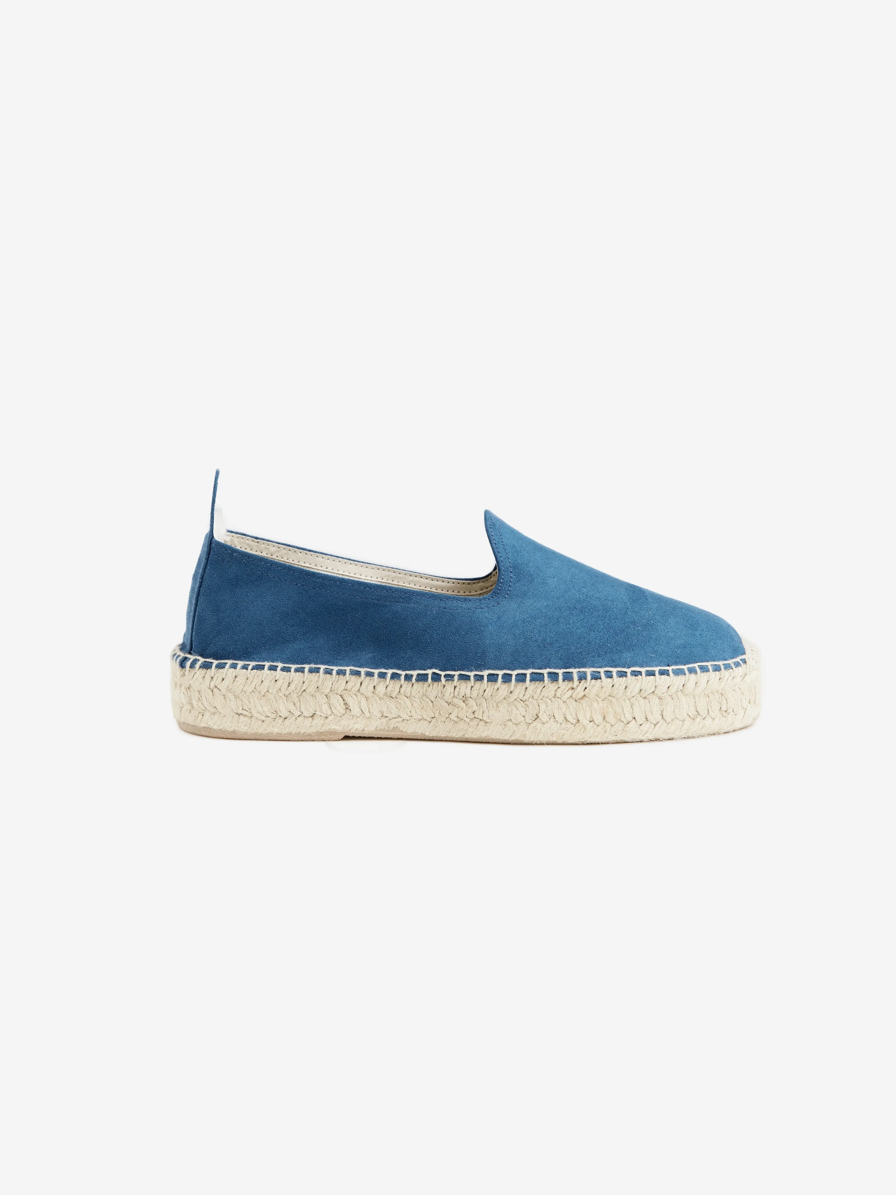 Azure Suede Espadrilles