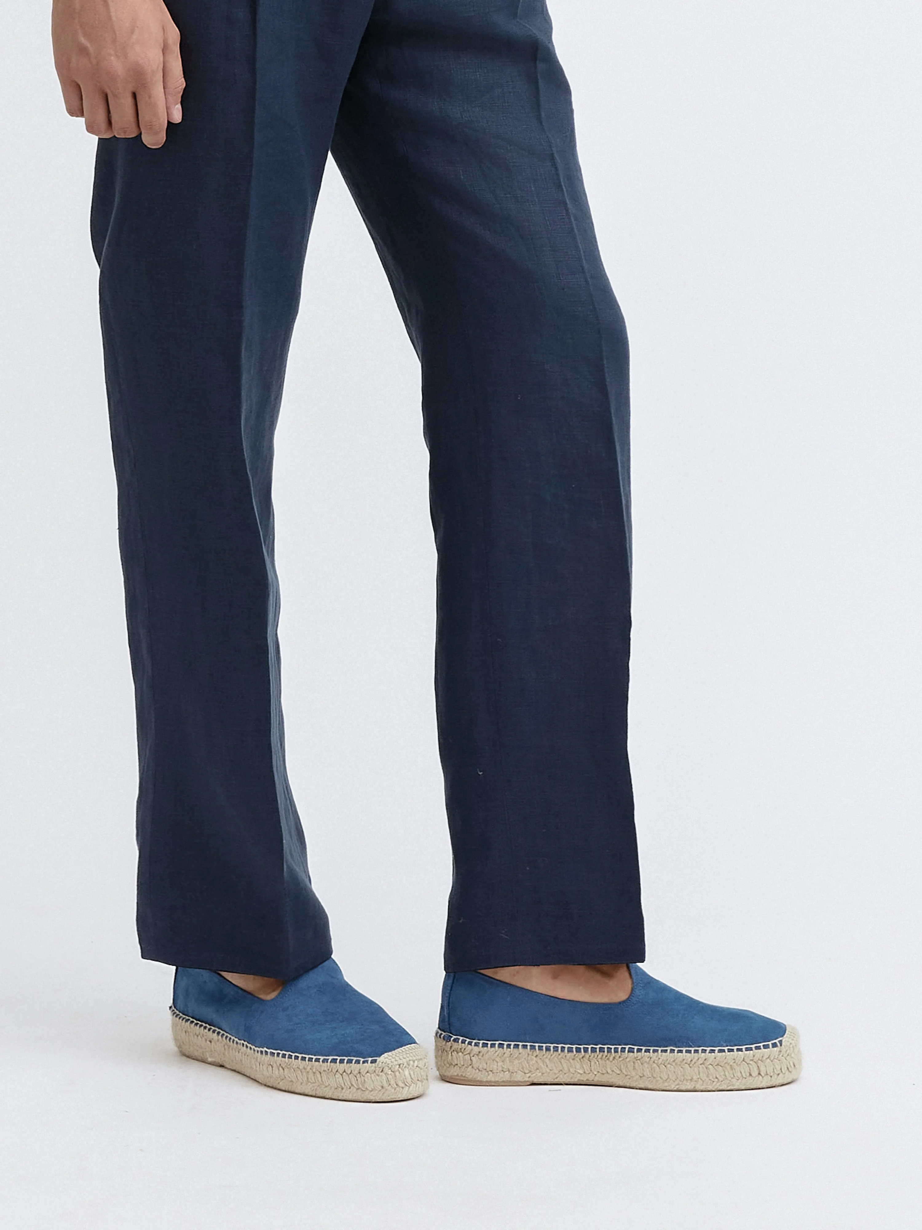 Azure Suede Espadrilles