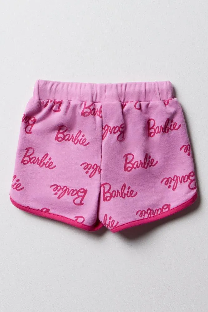 Barbie Knit Shorts Pink