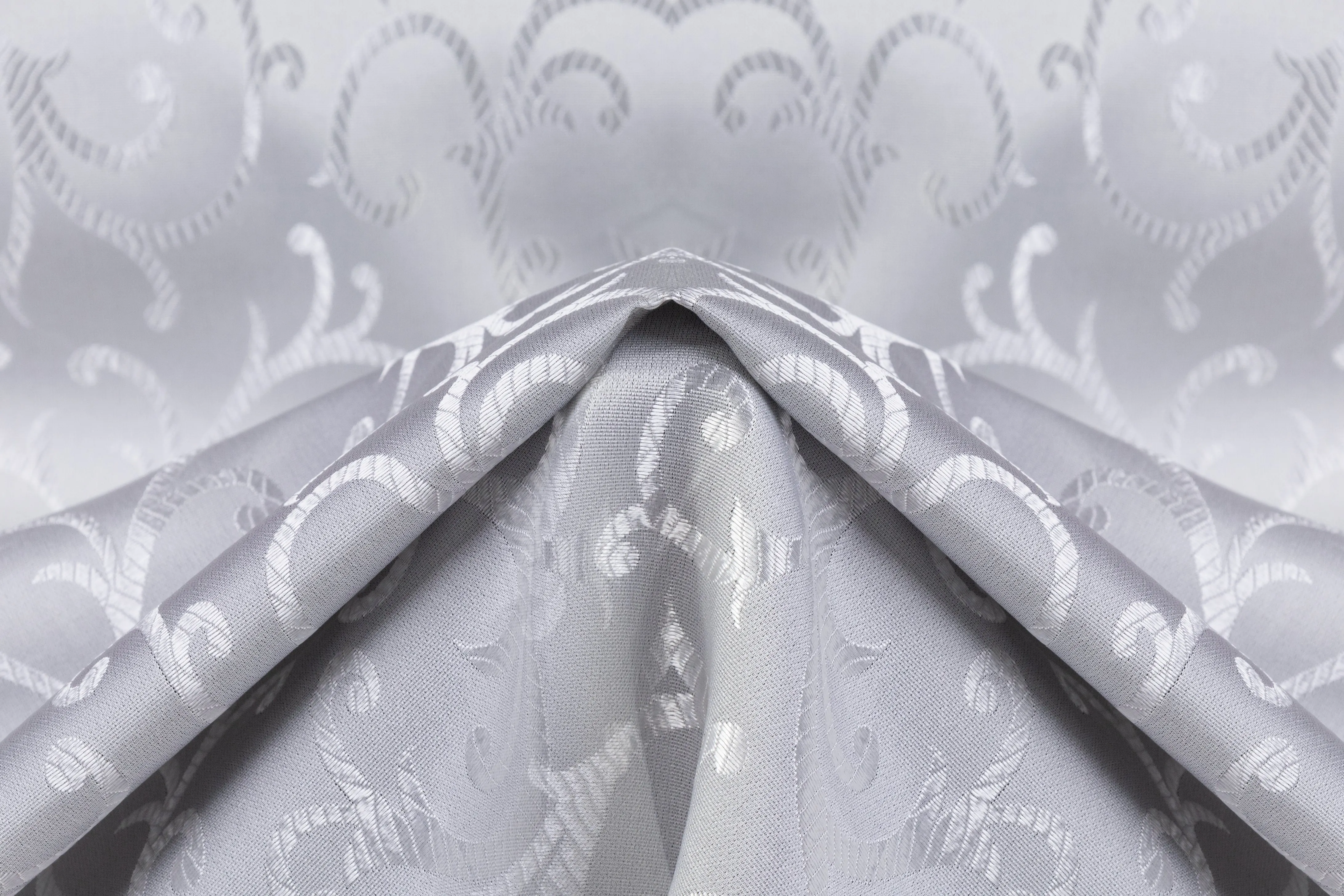 Baroque Brocade - Gray