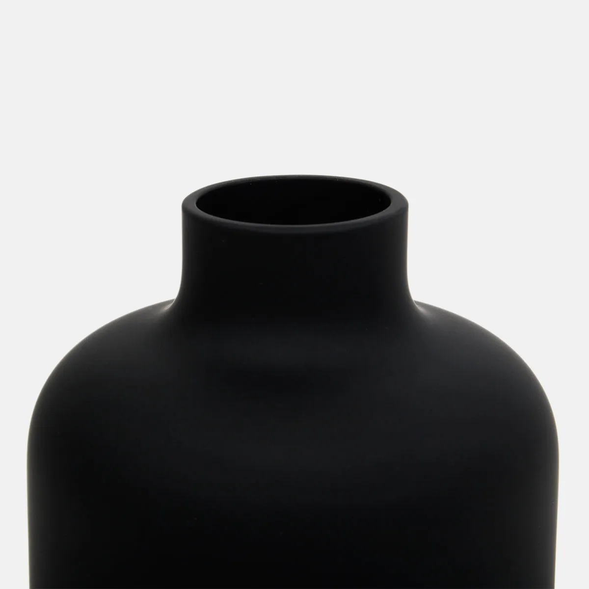 Black Glass Bottle