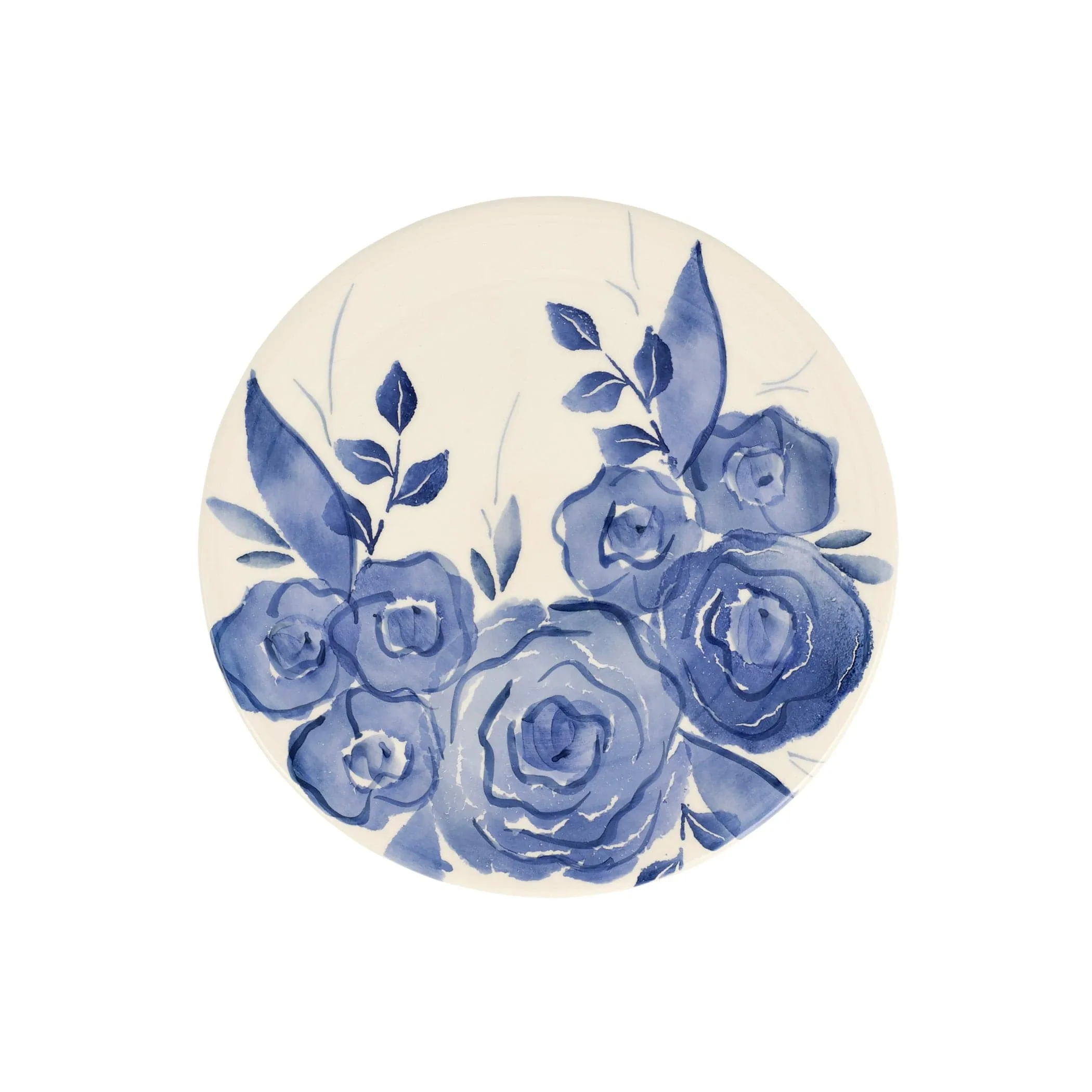 Blue Camellia Salad Plate