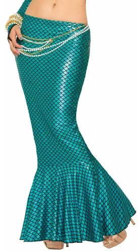 Blue Mermaid Tail Skirt