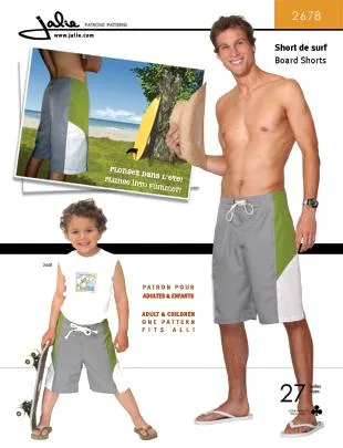 Boardshorts Sewing Pattern by Jalie