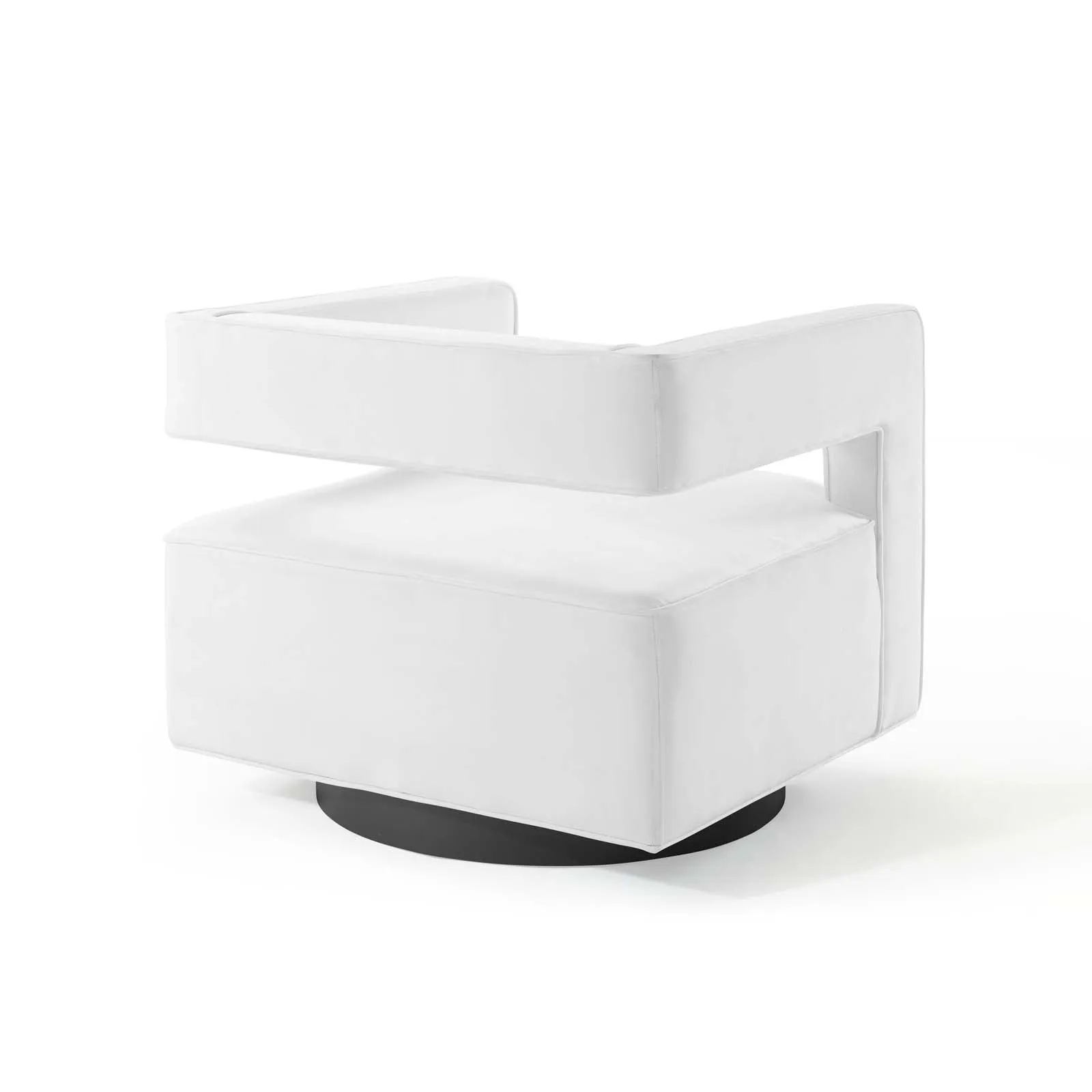 Booth Performance Velvet Swivel Armchair by Modway