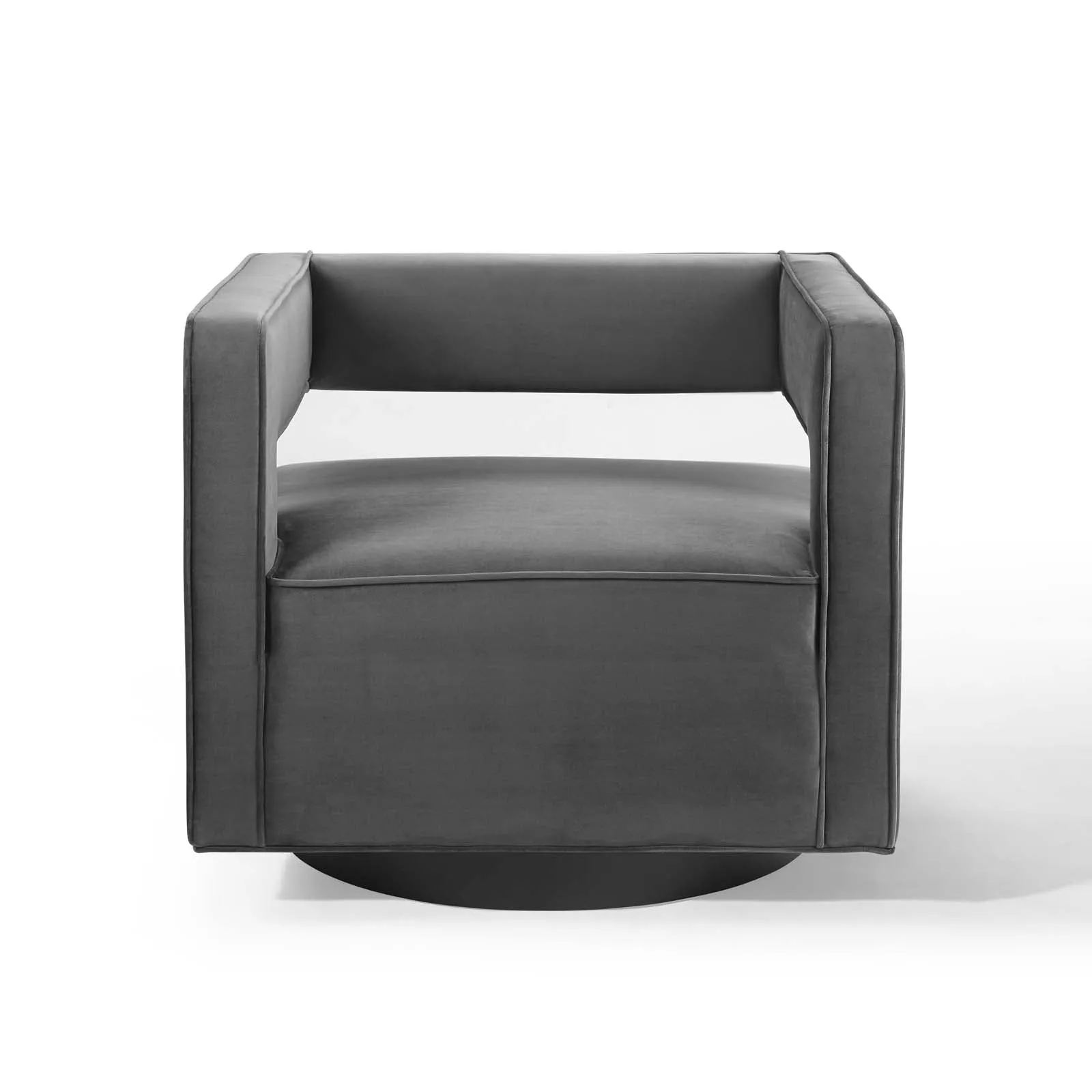 Booth Performance Velvet Swivel Armchair by Modway