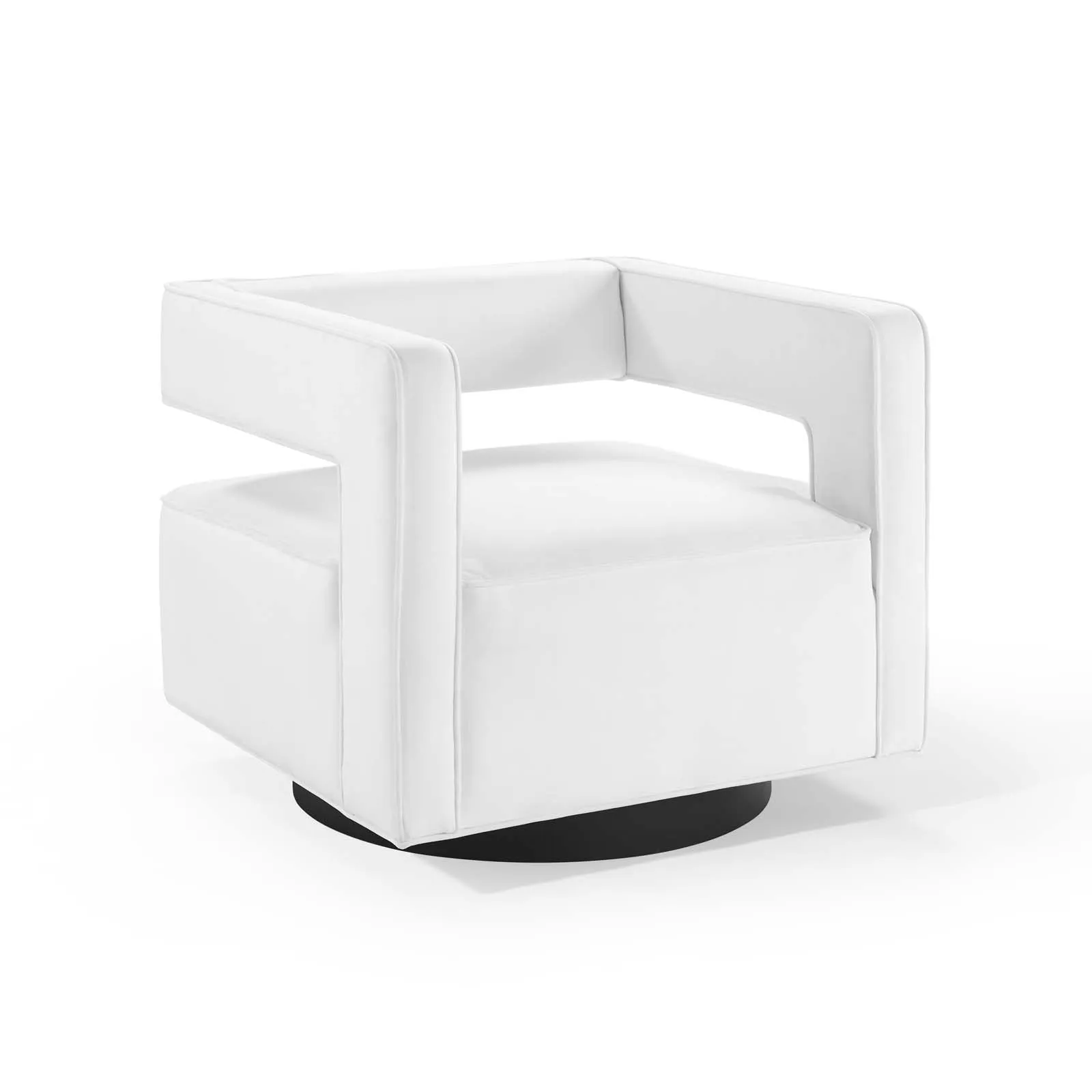 Booth Performance Velvet Swivel Armchair by Modway