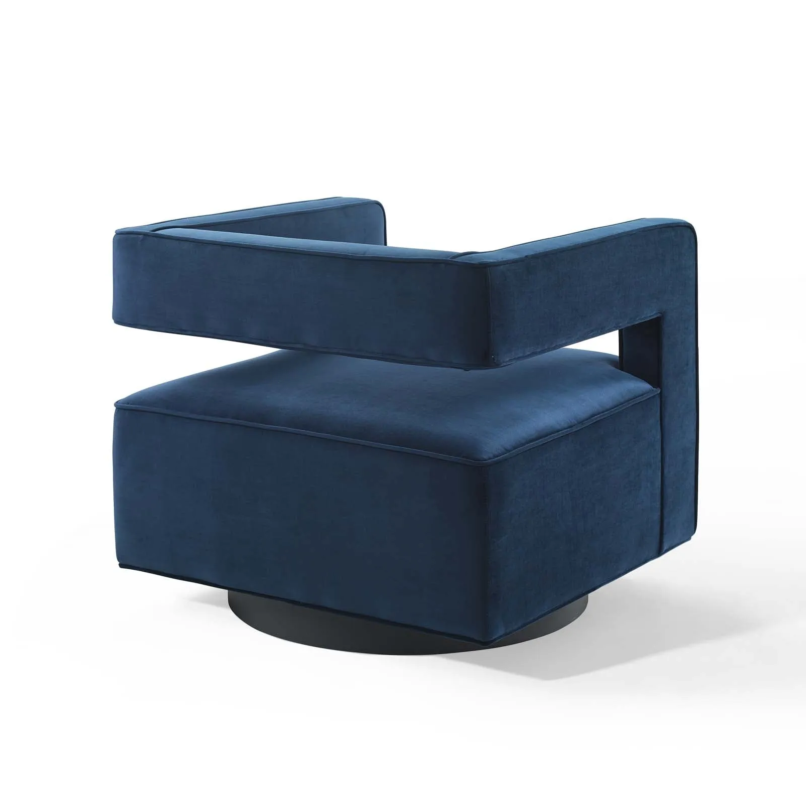 Booth Performance Velvet Swivel Armchair by Modway