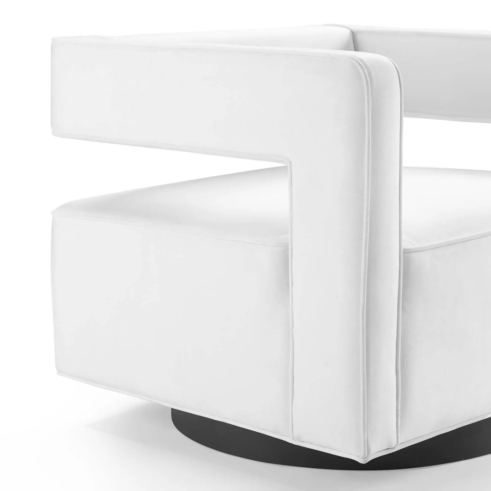 Booth Performance Velvet Swivel Armchair by Modway