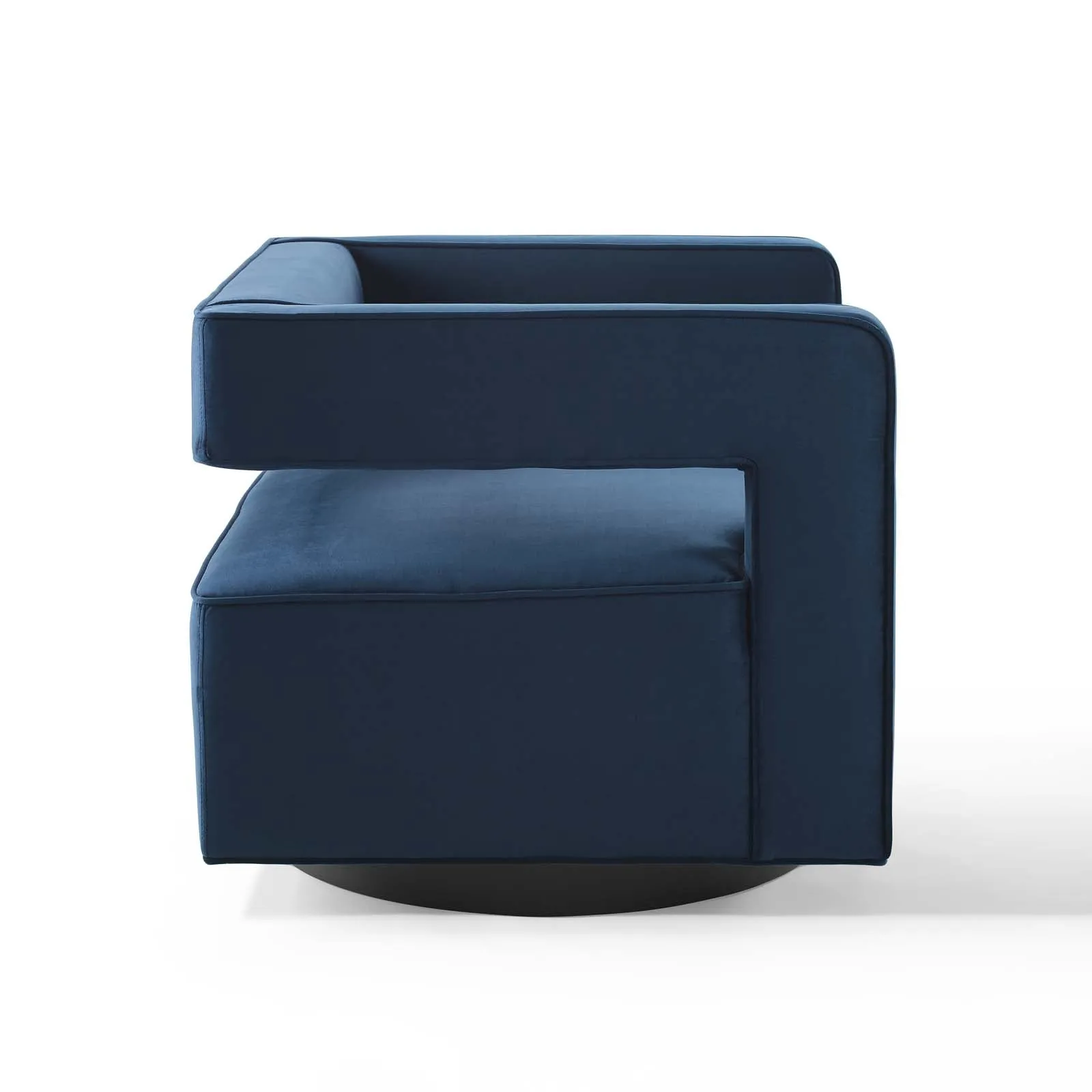 Booth Performance Velvet Swivel Armchair by Modway