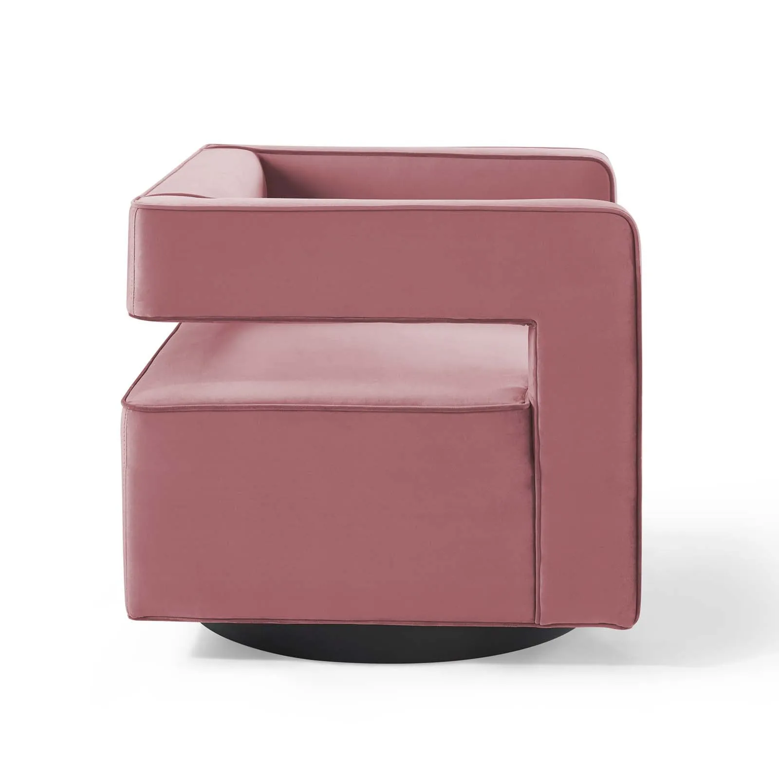 Booth Performance Velvet Swivel Armchair by Modway