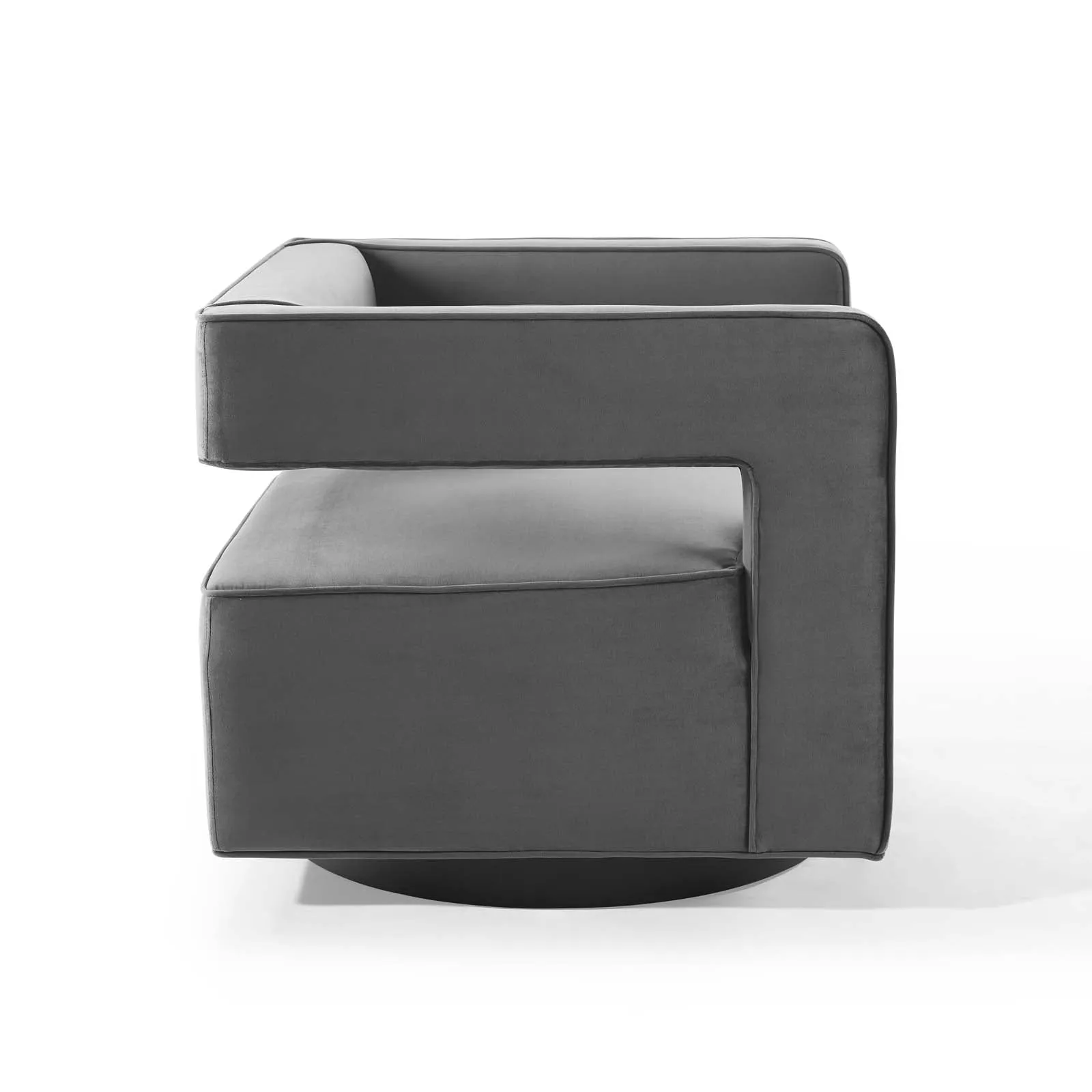 Booth Performance Velvet Swivel Armchair by Modway