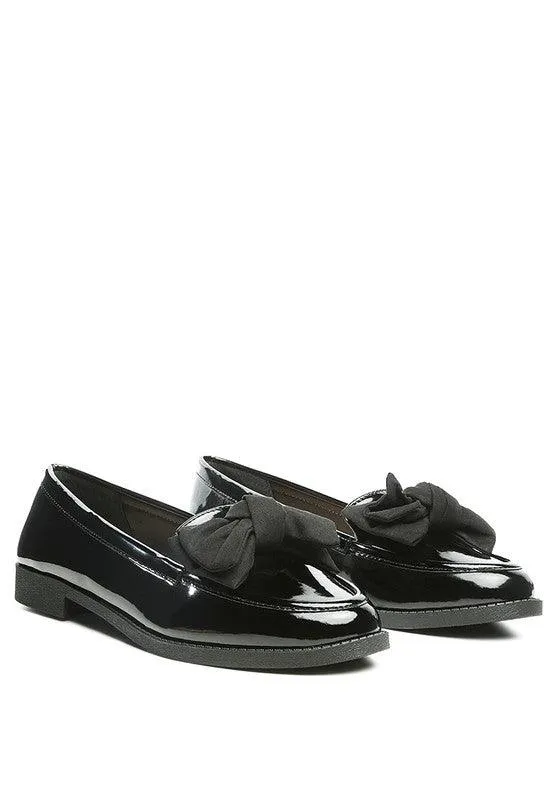 Bowberry Bow-Tie Patent Loafers