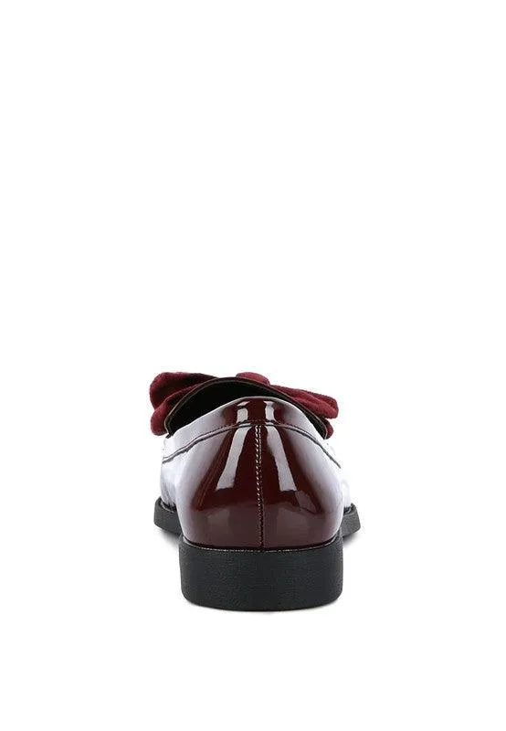 Bowberry Bow-Tie Patent Loafers