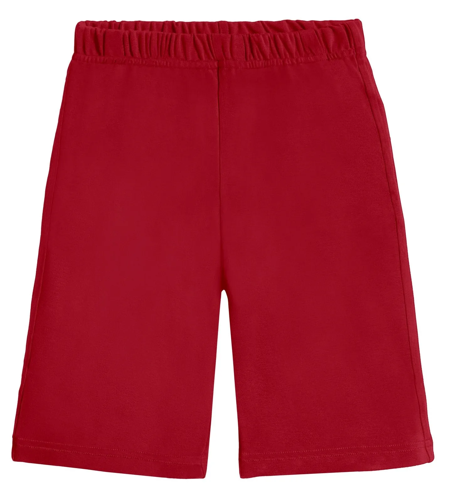 Boys Soft Cotton Athletic Short - UPF 50   | Red