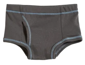 Boys Soft-Cotton Briefs | Charcoal