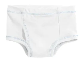 Boys Soft-Cotton Briefs | White