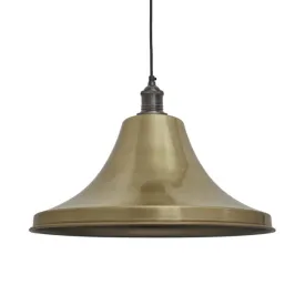 Brooklyn Giant Bell Metal Lampshade - Brass - 20 inch - Industville