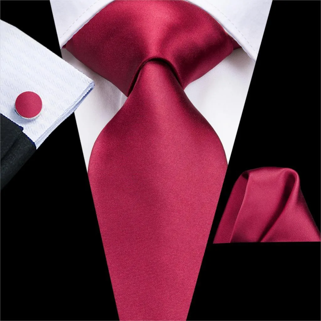 Burgundy Paisley Striped Silk Wedding Ties For Men Necktie