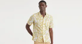 Camp Collar Shirt, Regular Fit