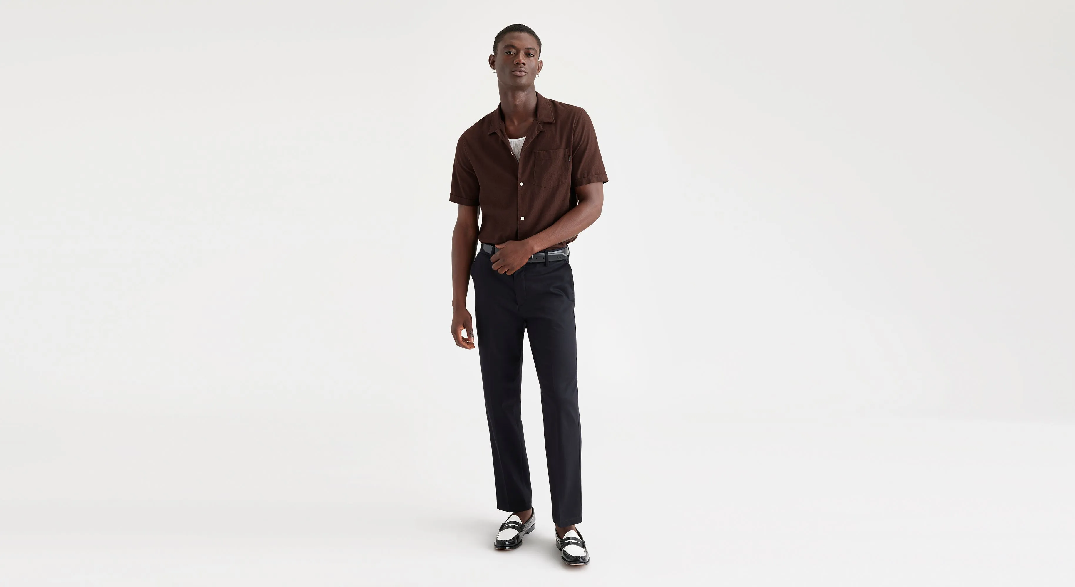 Camp Collar Shirt, Regular Fit