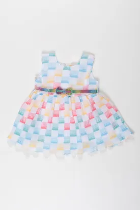 Candy Stripes Baby Girl Frock - A Summer Delight