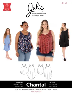 Chantal Swing Tank Top and Dress Sewing Pattern by Jalie