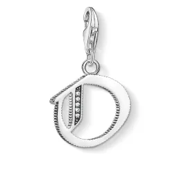 Charm Pendant "Letter O Silver"