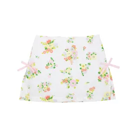 Clay's Club Skort - Biltmore Blooms with Palm Beach Pink