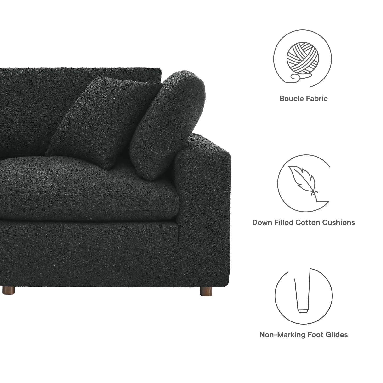 Commix Loveseat Sectional by Modway