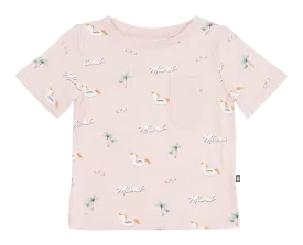 Court Culture x Kyte Baby Beach Blush Toddler Crew Neck Tee