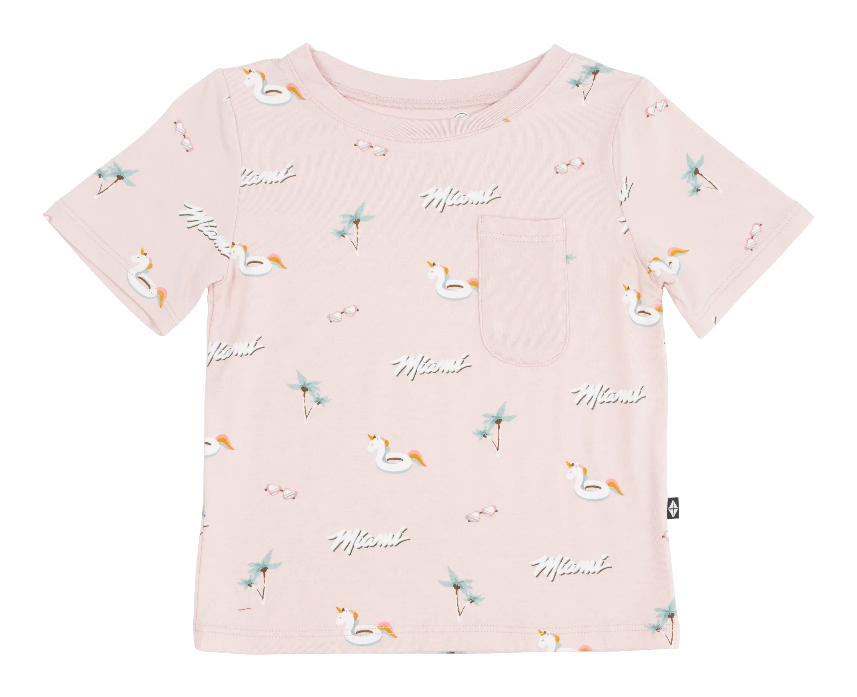 Court Culture x Kyte Baby Beach Blush Toddler Crew Neck Tee