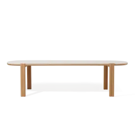 Cove Teak Pill Dining Table