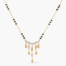 Dazzle Drops CZ Silver Mangalsutra