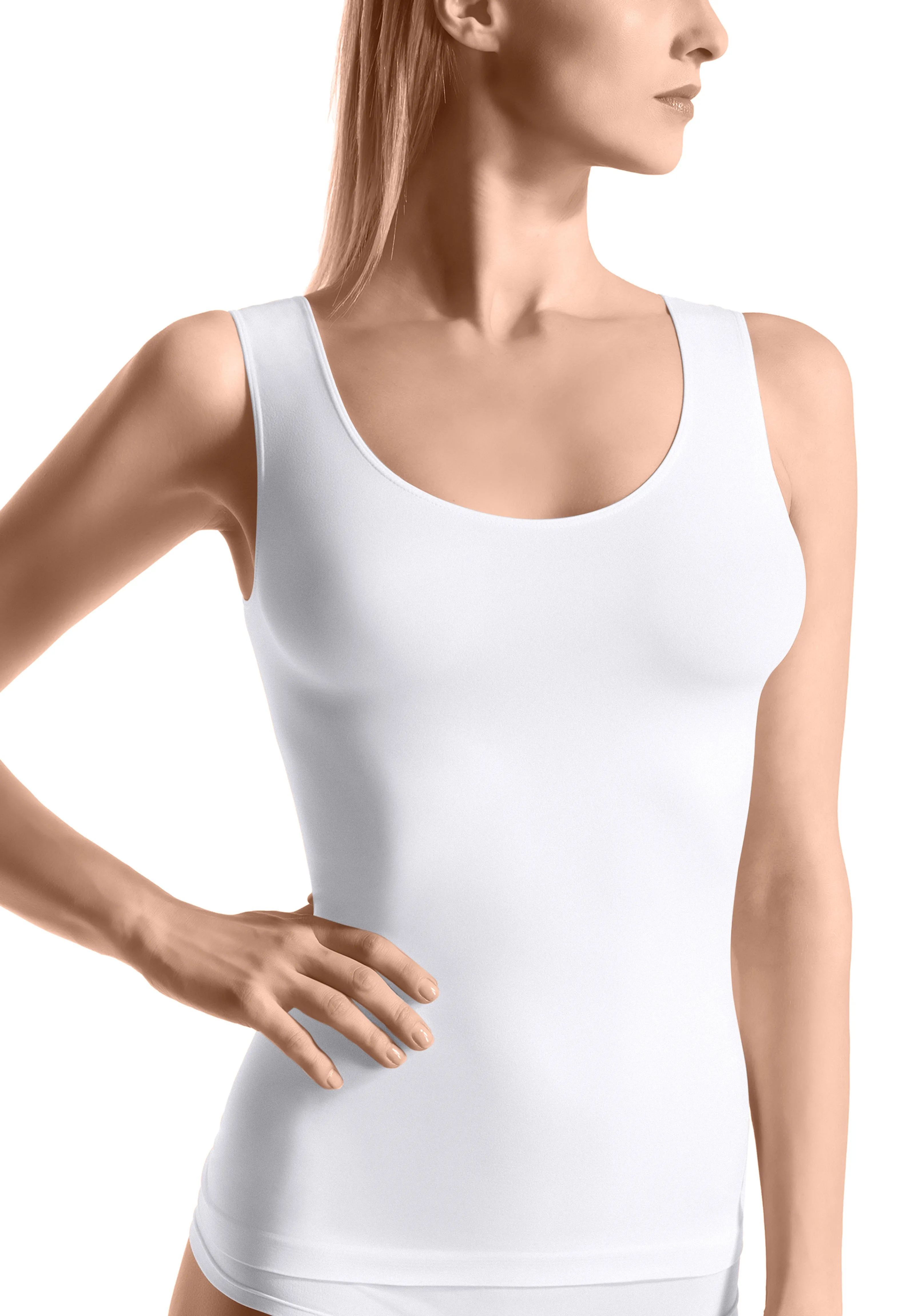 Dolcevita Caraco wide strap tank top