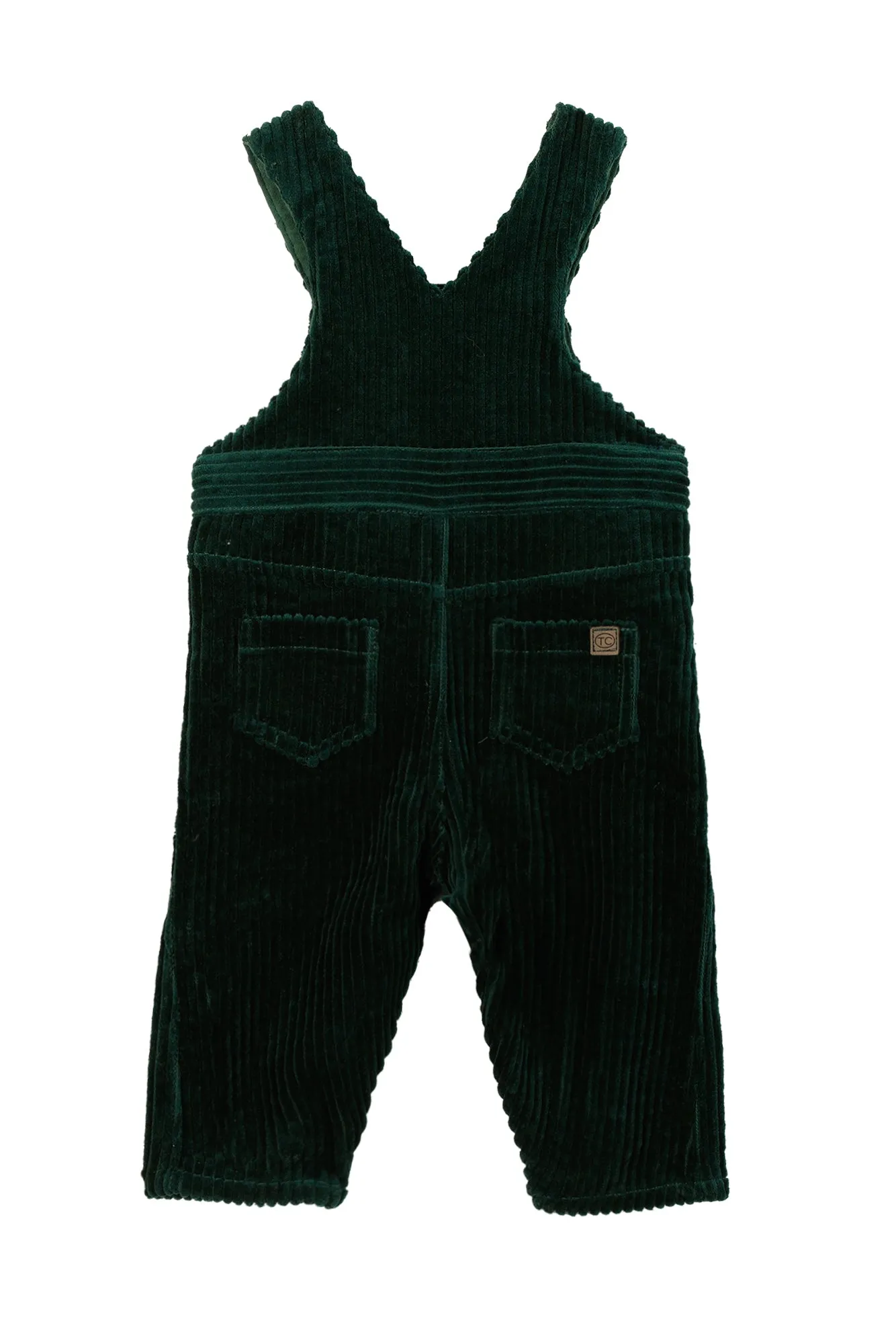 Dungarees - Green Velvet