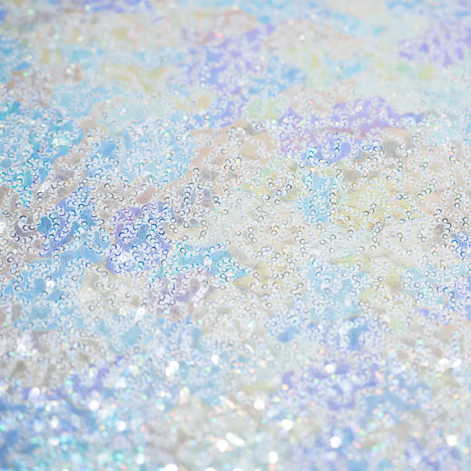 Elizabeth Foil Sequin Spandex Fabric | Blue Moon Fabrics