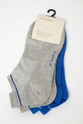 FB MEN'S ANKLE SOCKS 2PAIRS