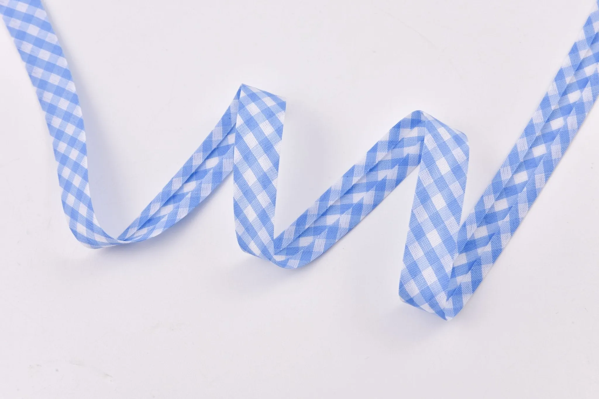 Gingham Checks Ribbon Bias Tape