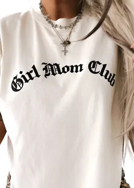 GIRL MOM CLUB SIDE SLIT TEE