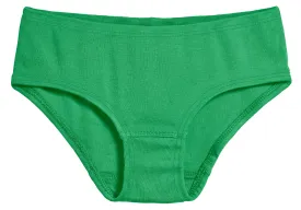 Girls Organic Cotton Brief | Elf Green